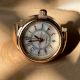 Handmade Stainless Steel 18K Gold Watch Ring